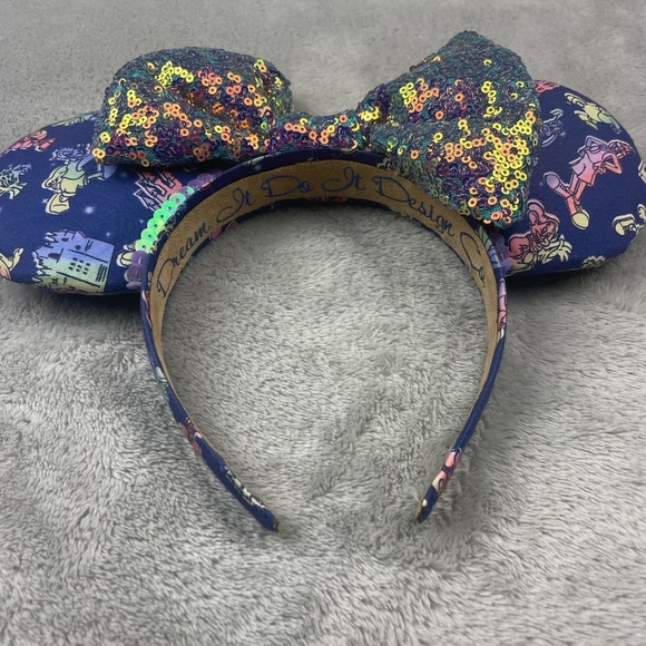 Disney Donald Duck Dream it Do it Design Co Minnie Ears Headband Adult Size - Picture 2 of 6